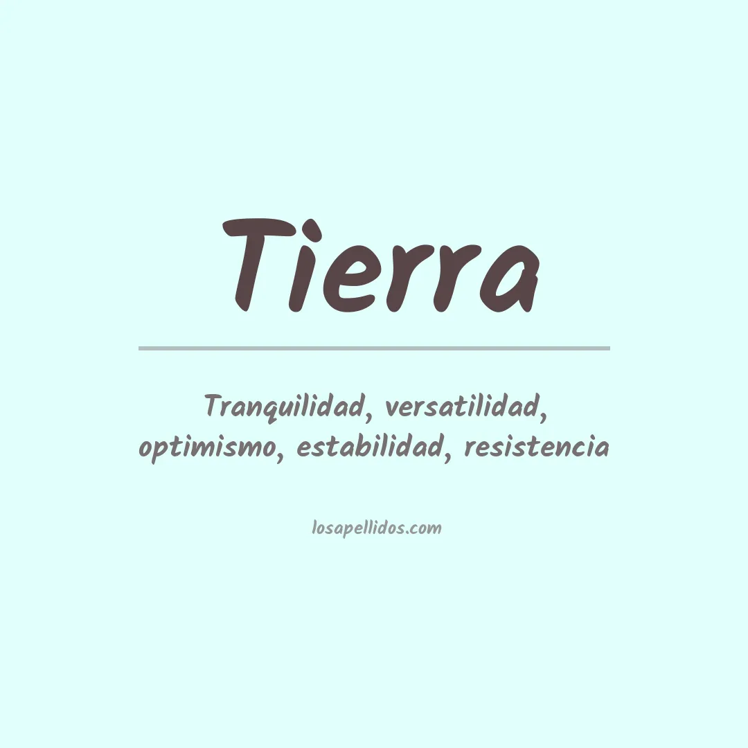 Apellido Tierra