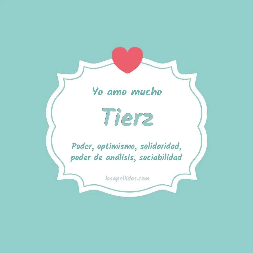 Yo amo mucho Tierz