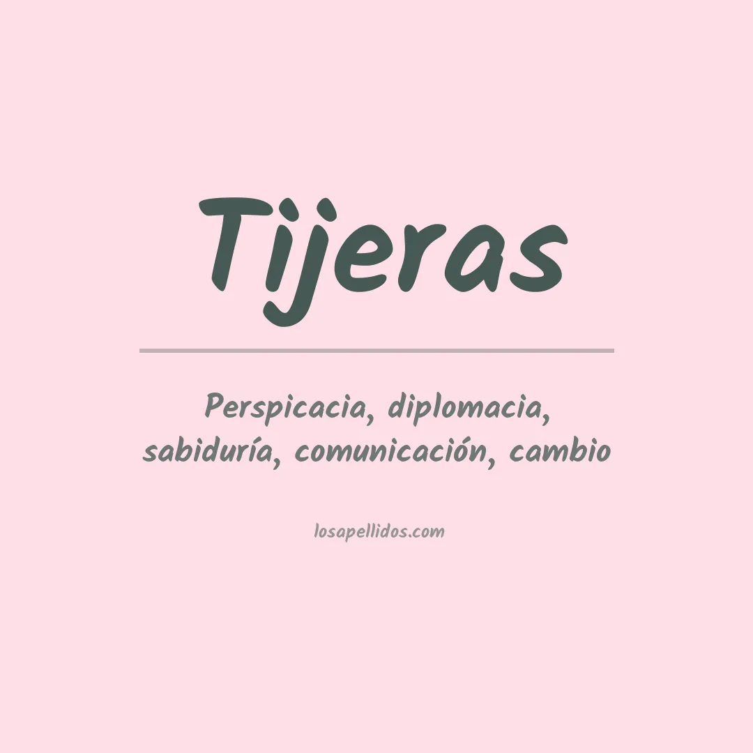 Apellido Tijeras