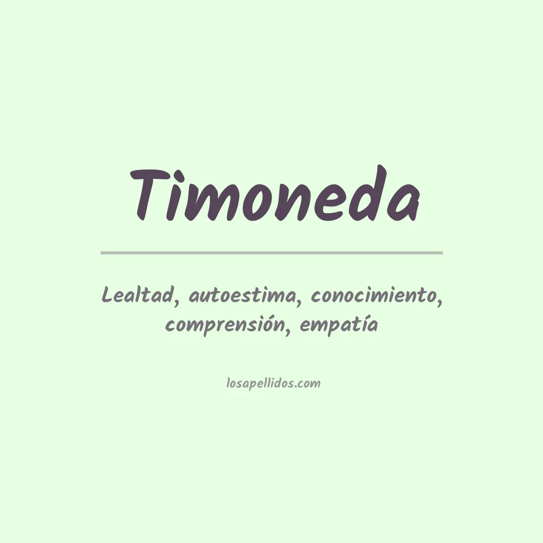 Apellido Timoneda