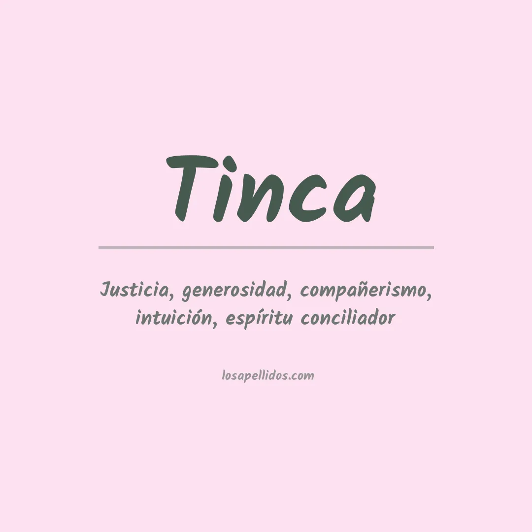 Apellido Tinca