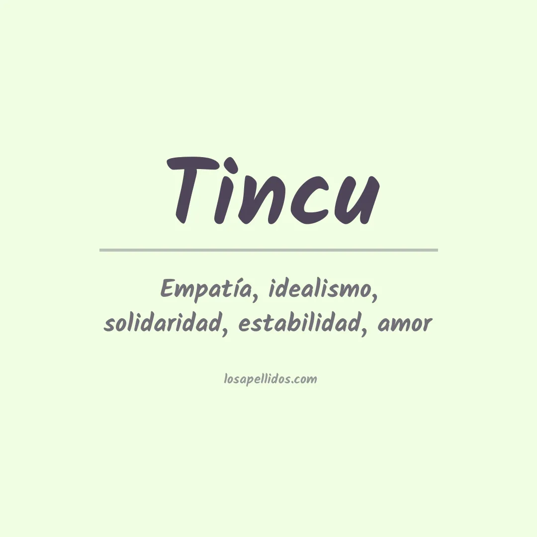 Apellido Tincu