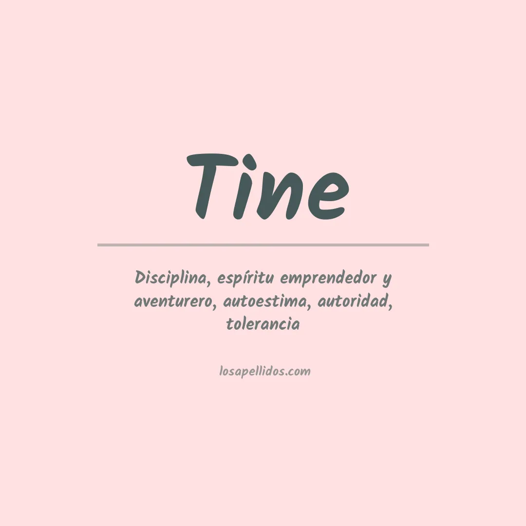 Apellido Tine