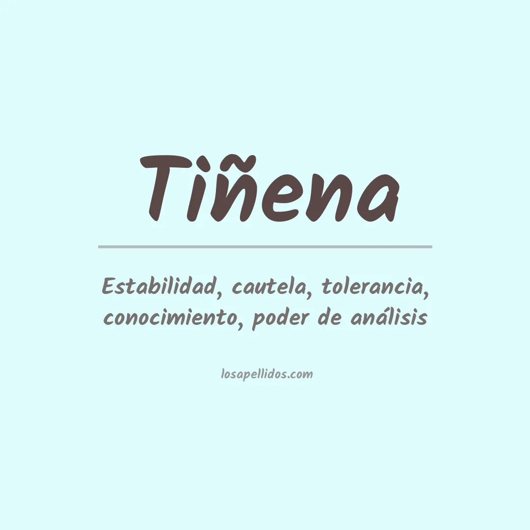 Apellido Tiñena