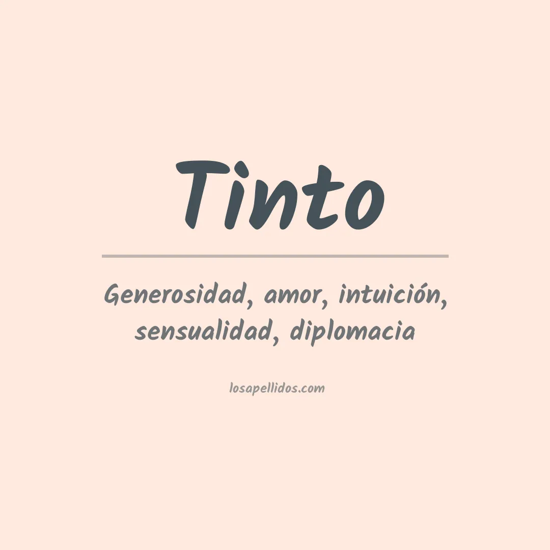 Apellido Tinto