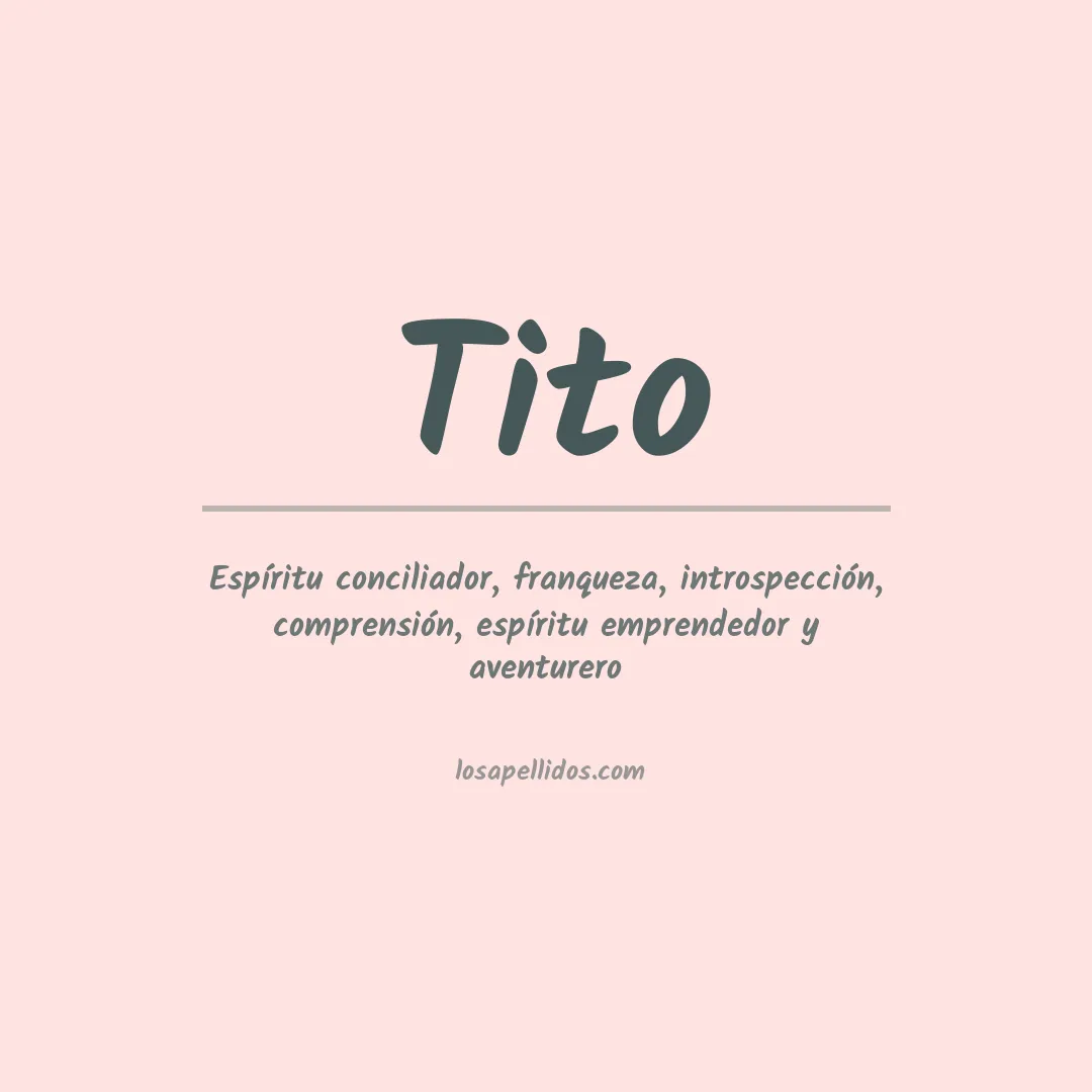 Apellido Tito