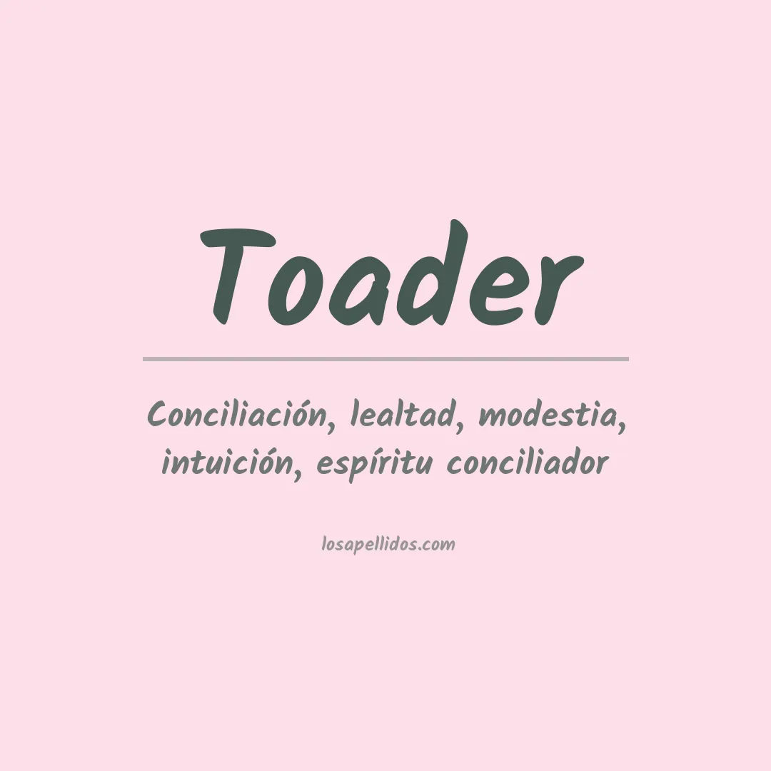 Apellido Toader
