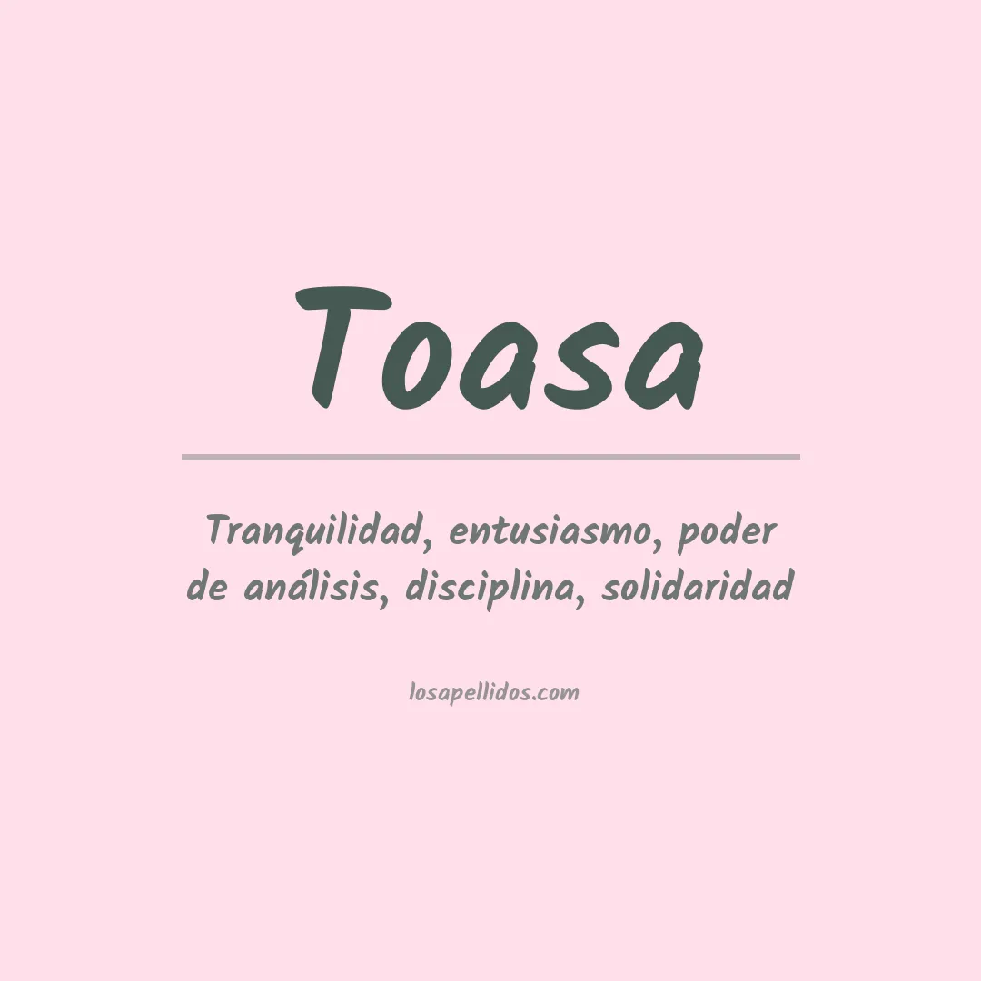 Apellido Toasa