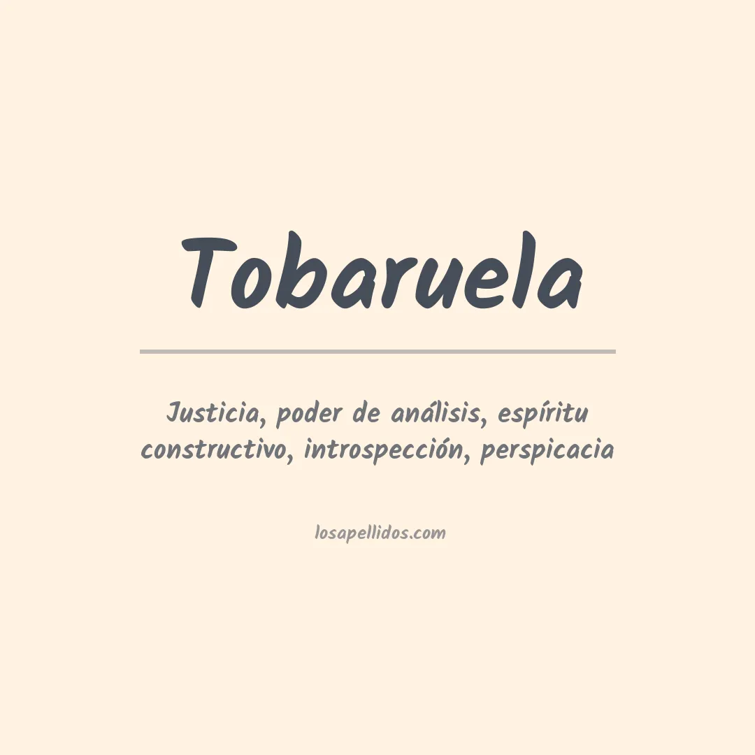 Apellido Tobaruela
