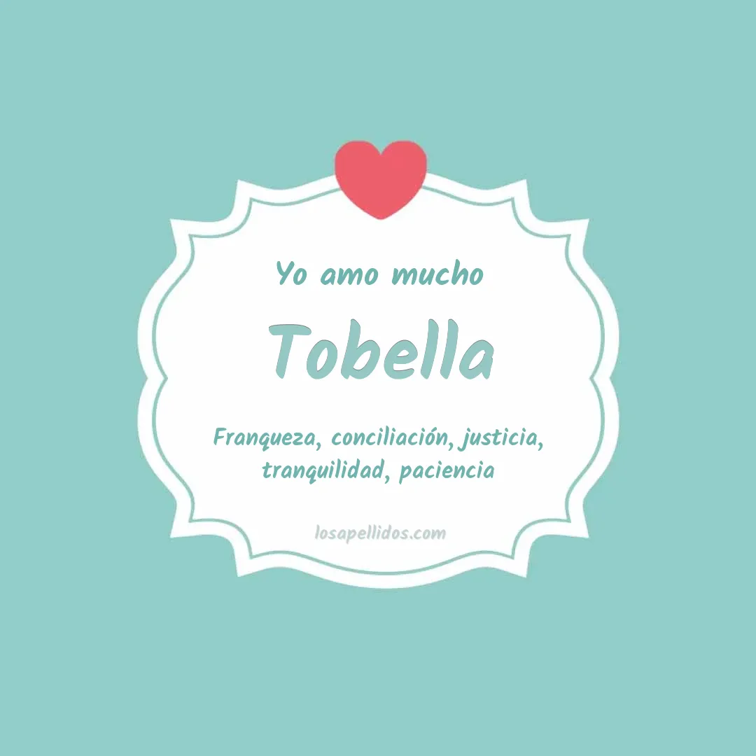 Yo amo mucho Tobella