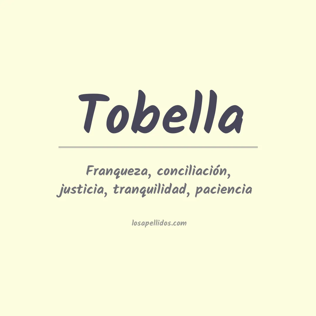Apellido Tobella