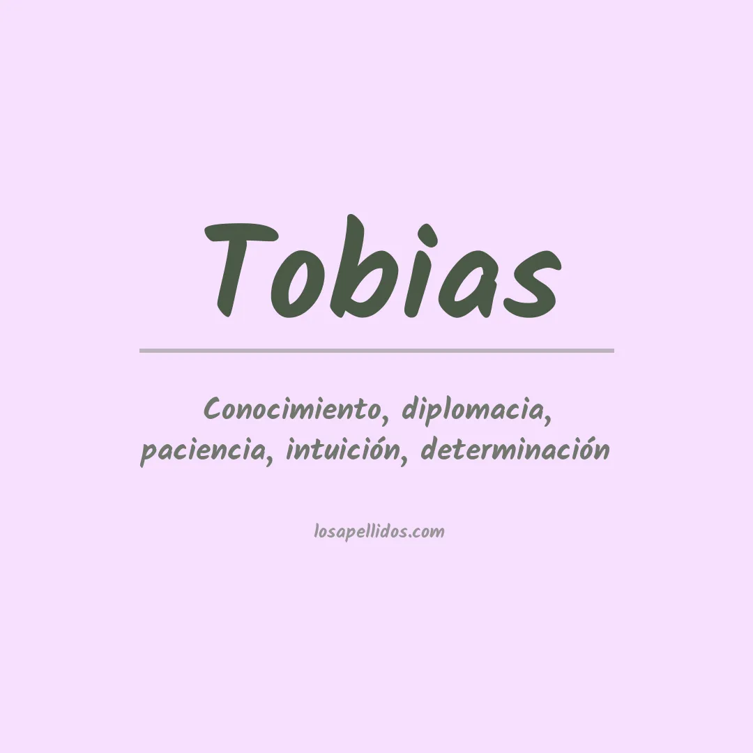Apellido Tobias