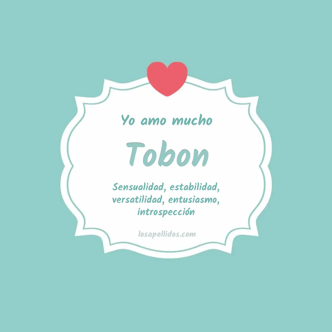 Yo amo mucho Tobón