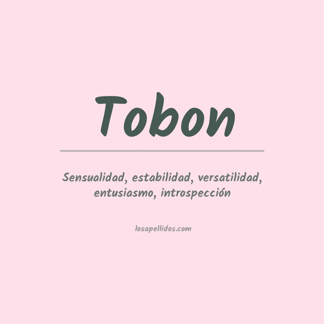 Apellido Tobón