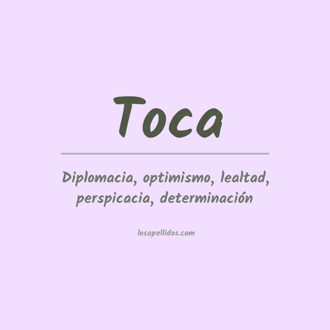 Apellido Toca