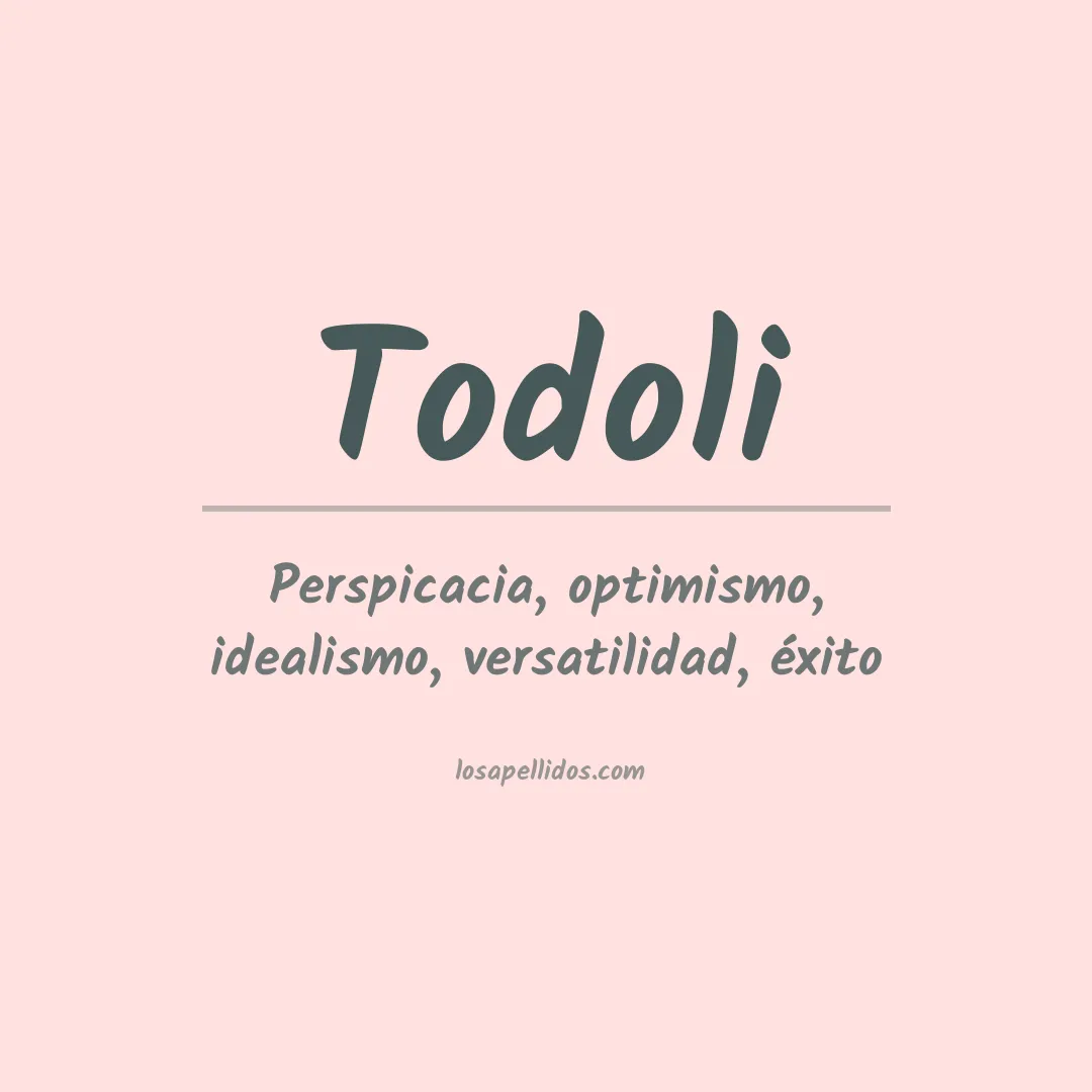 Apellido Todoli