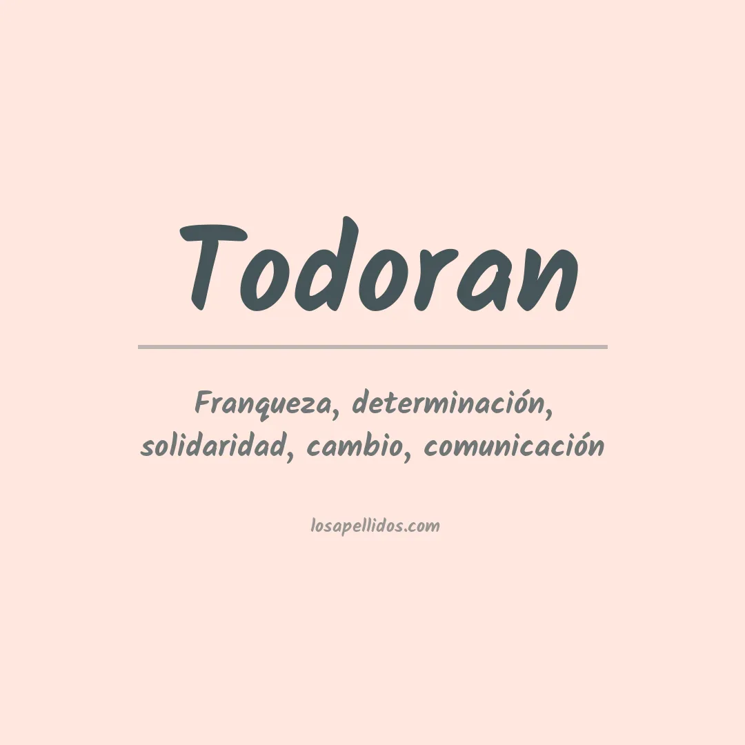 Apellido Todoran