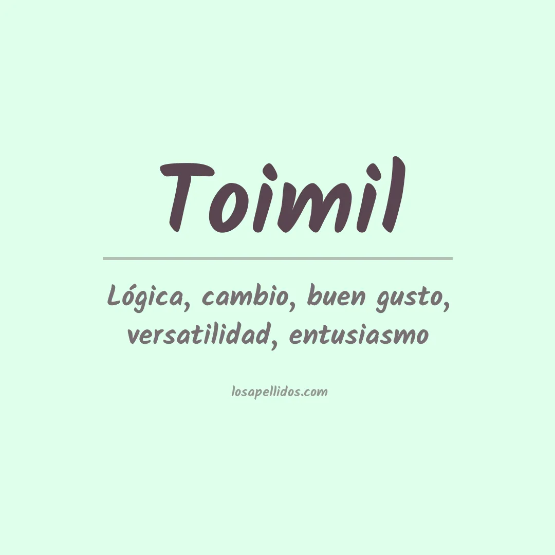 Apellido Toimil