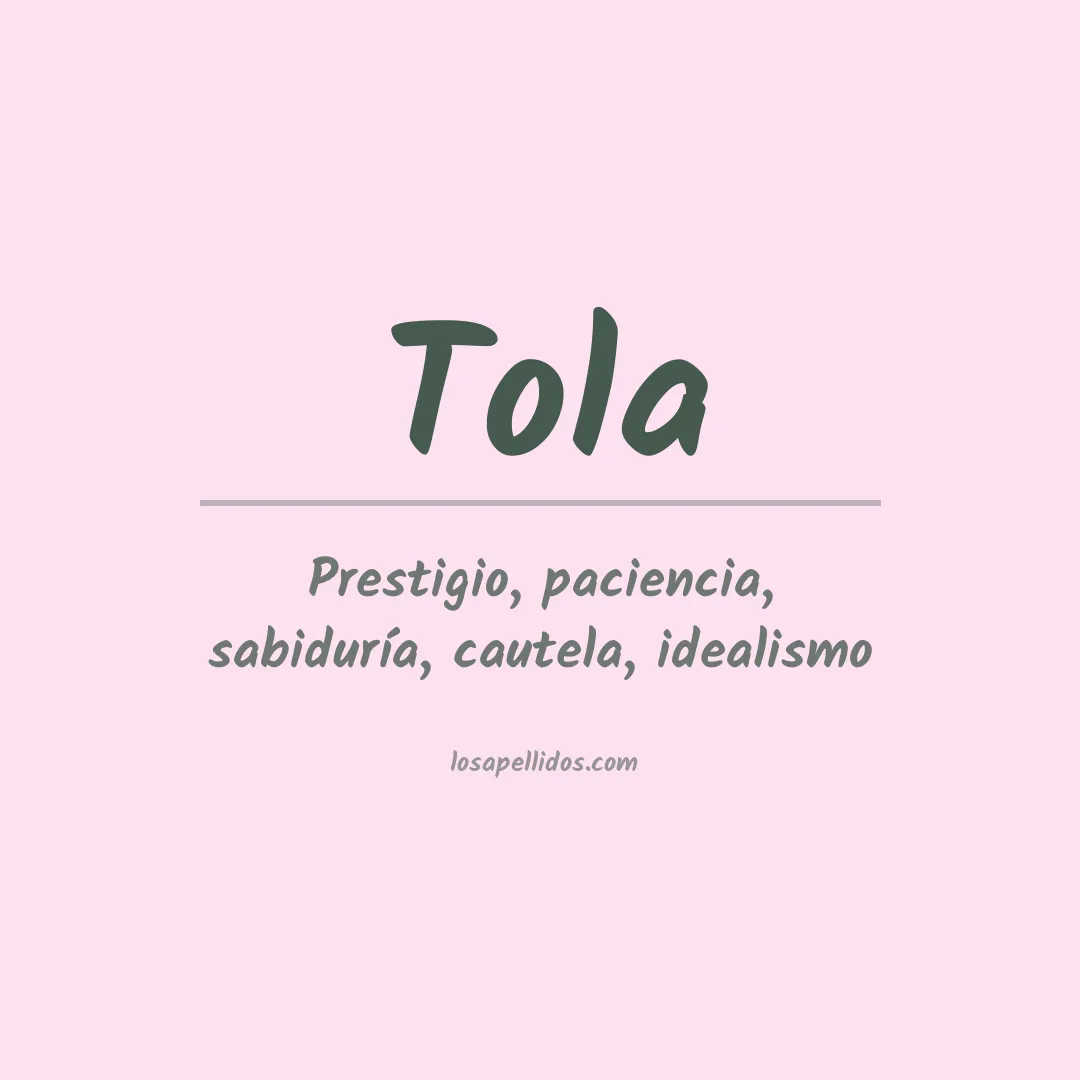 Apellido Tola