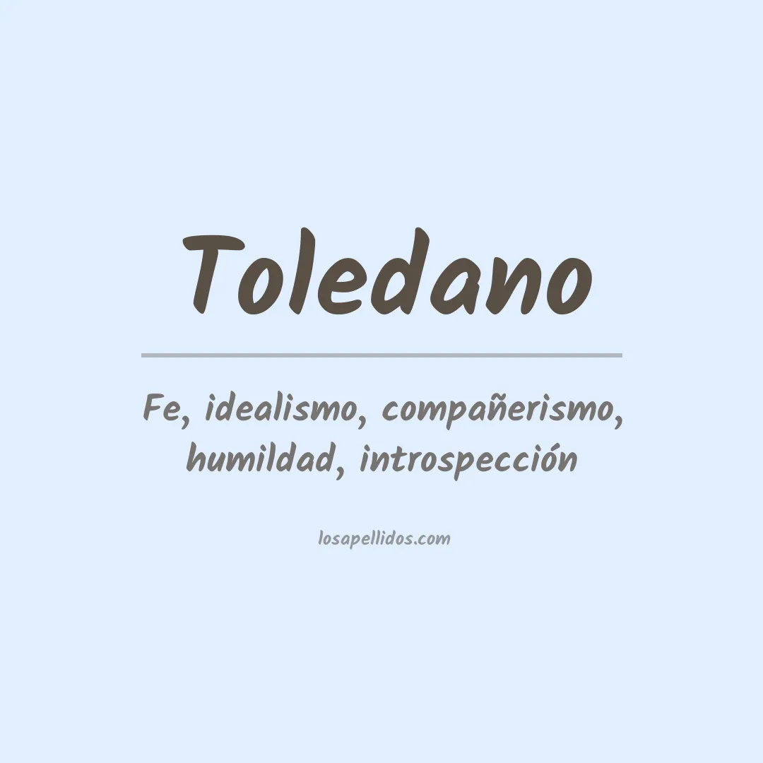 Apellido Toledano