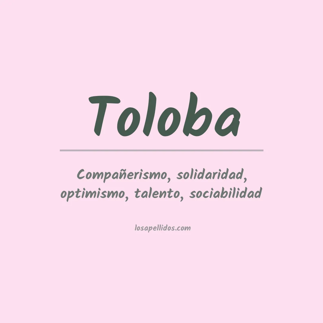 Apellido Toloba
