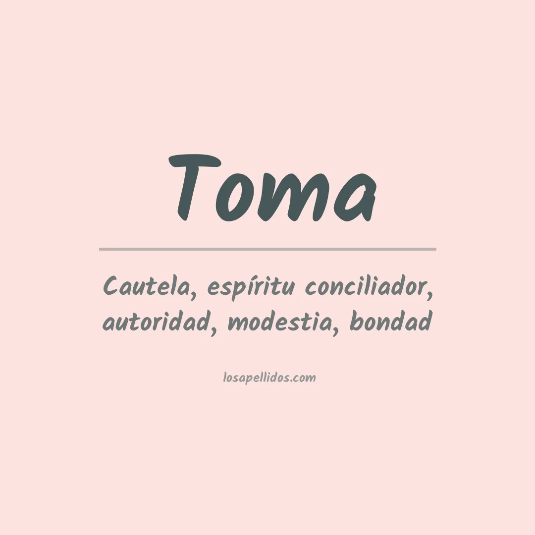 Apellido Toma