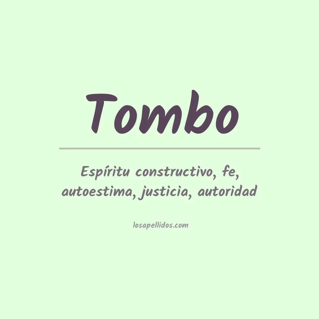 Apellido Tombo