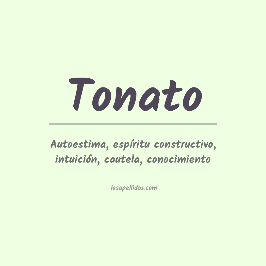 Apellido Tonato