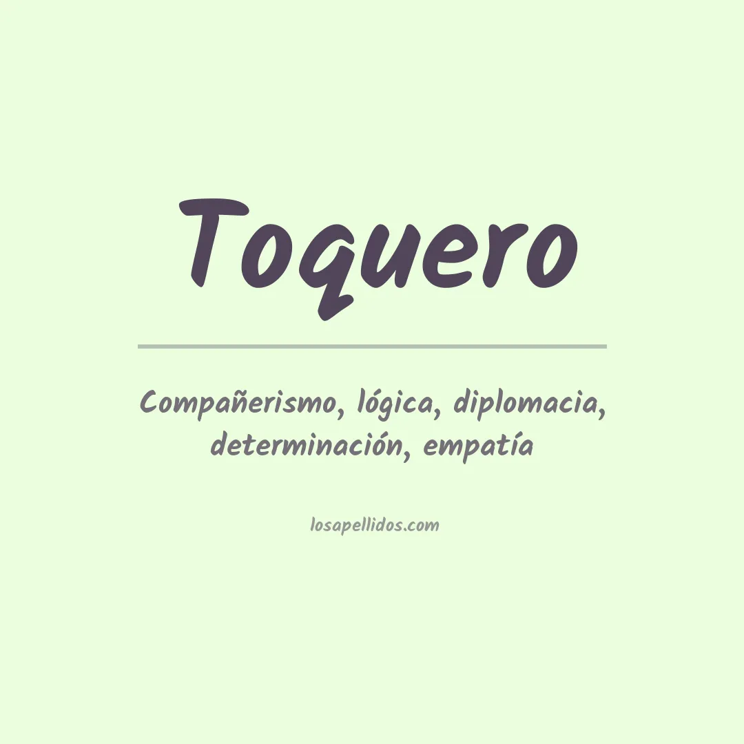 Apellido Toquero