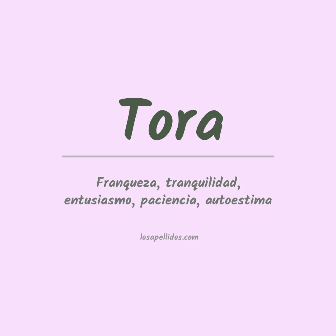 Apellido Tora