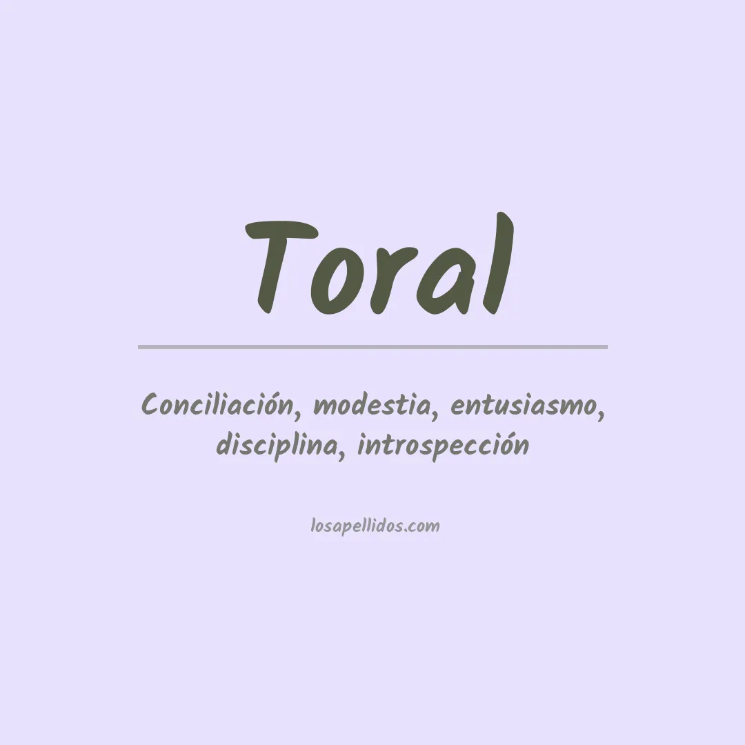 Apellido Toral