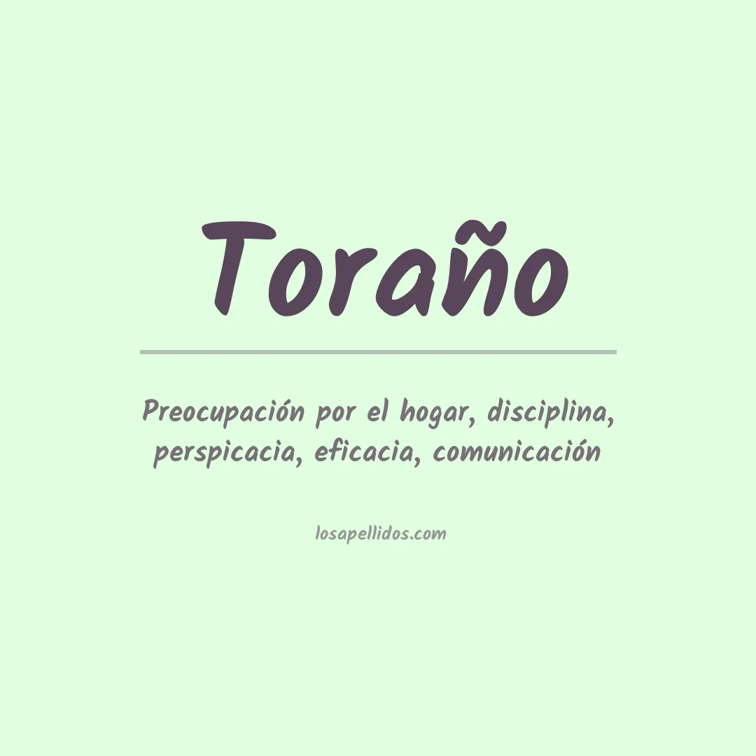 Apellido Toraño