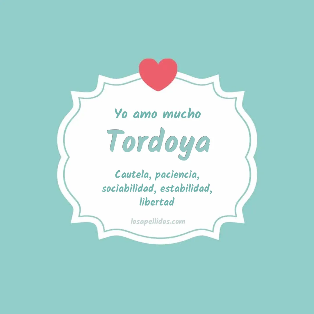 Yo amo mucho Tordoya