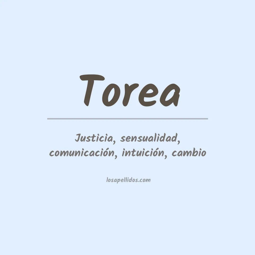 Apellido Torea