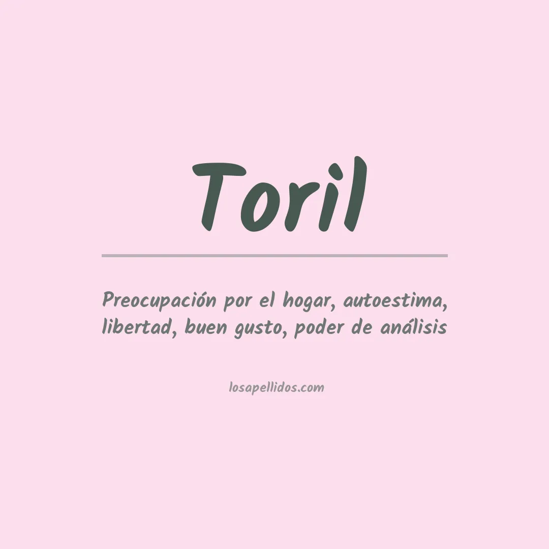 Apellido Toril