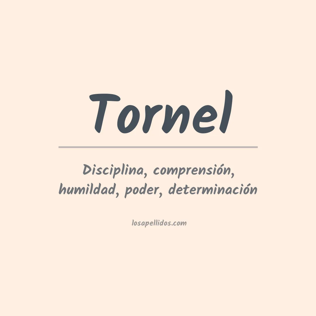 Apellido Tornel