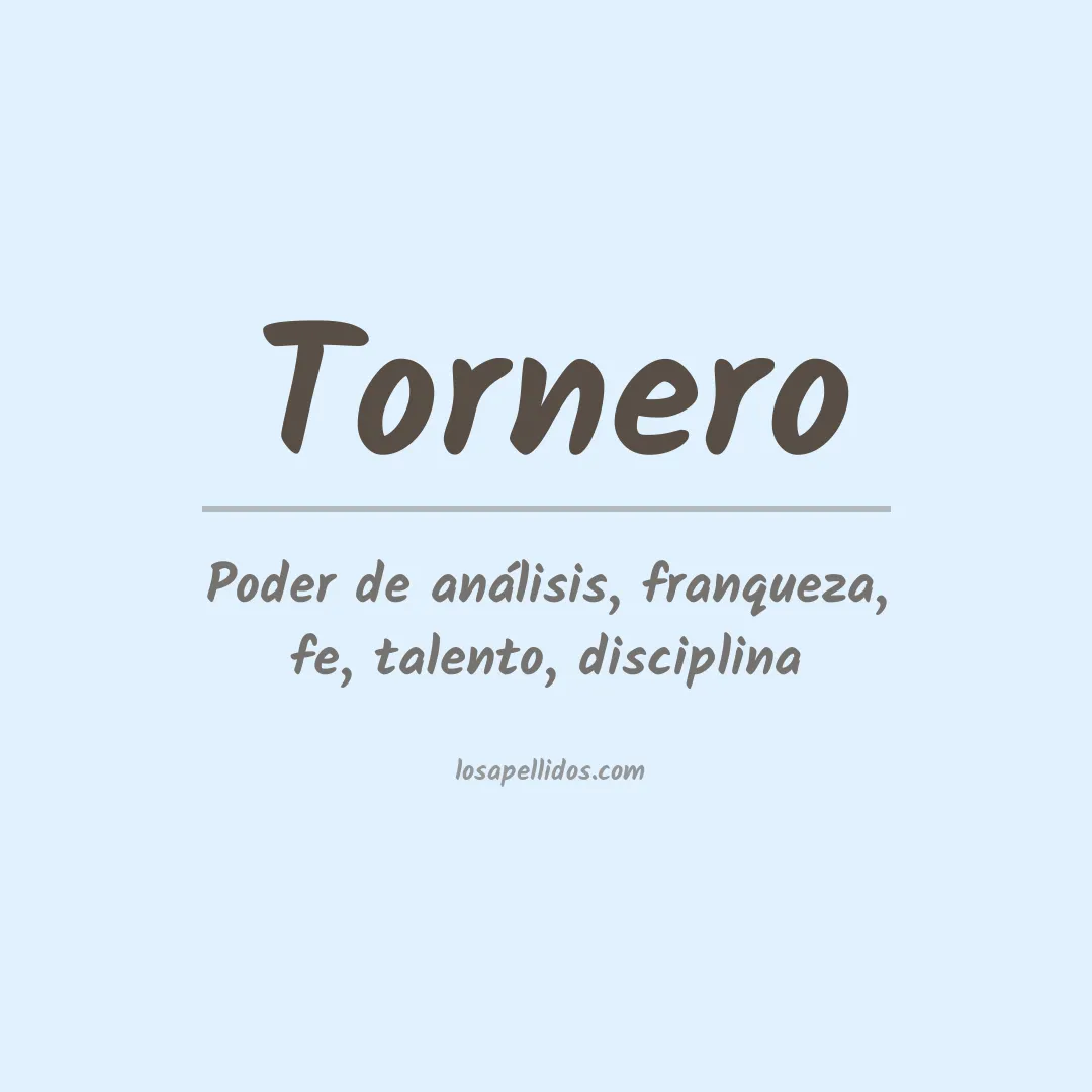 Apellido Tornero