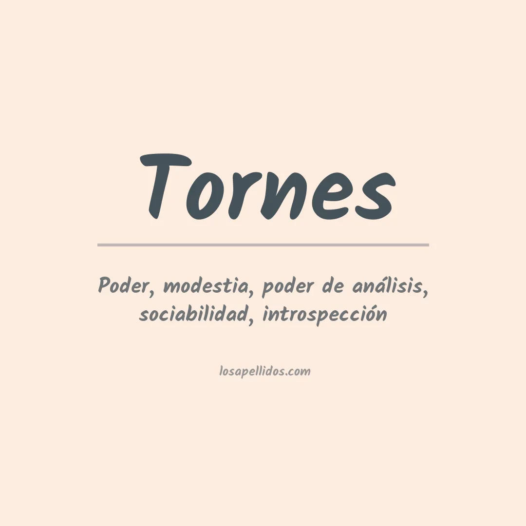 Apellido Tornes