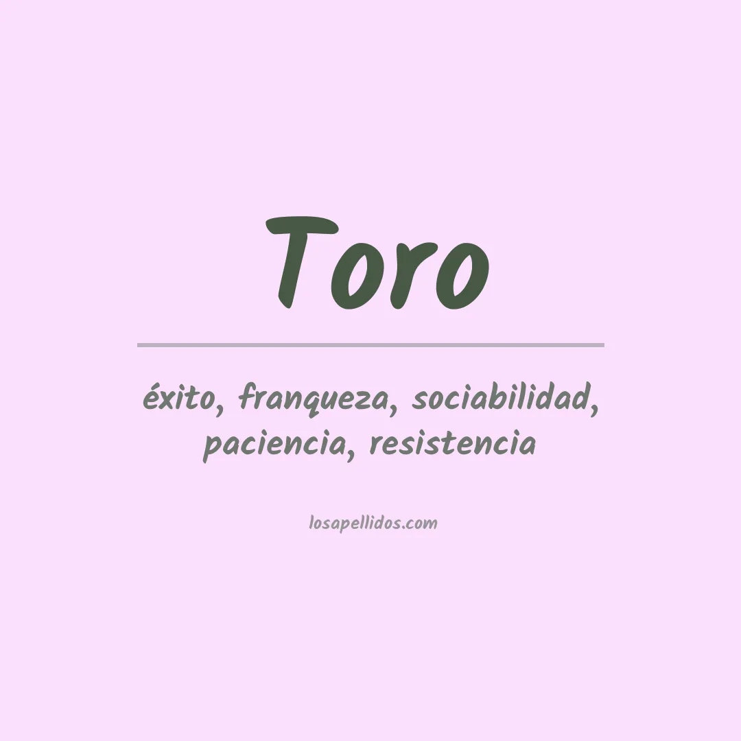 Apellido Toro