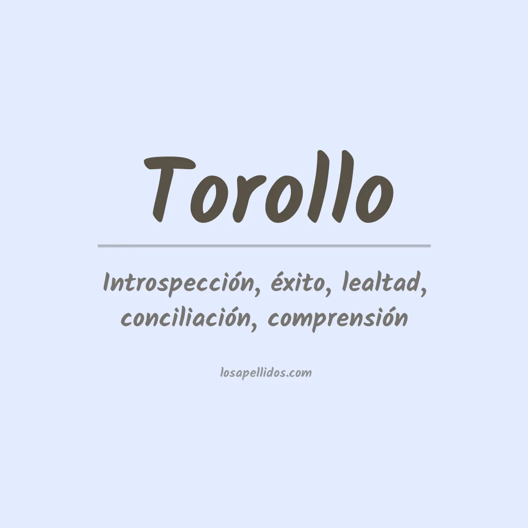Apellido Torollo