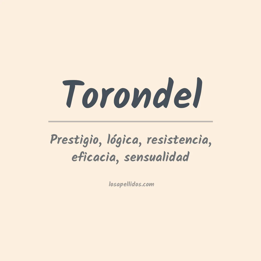 Apellido Torondel