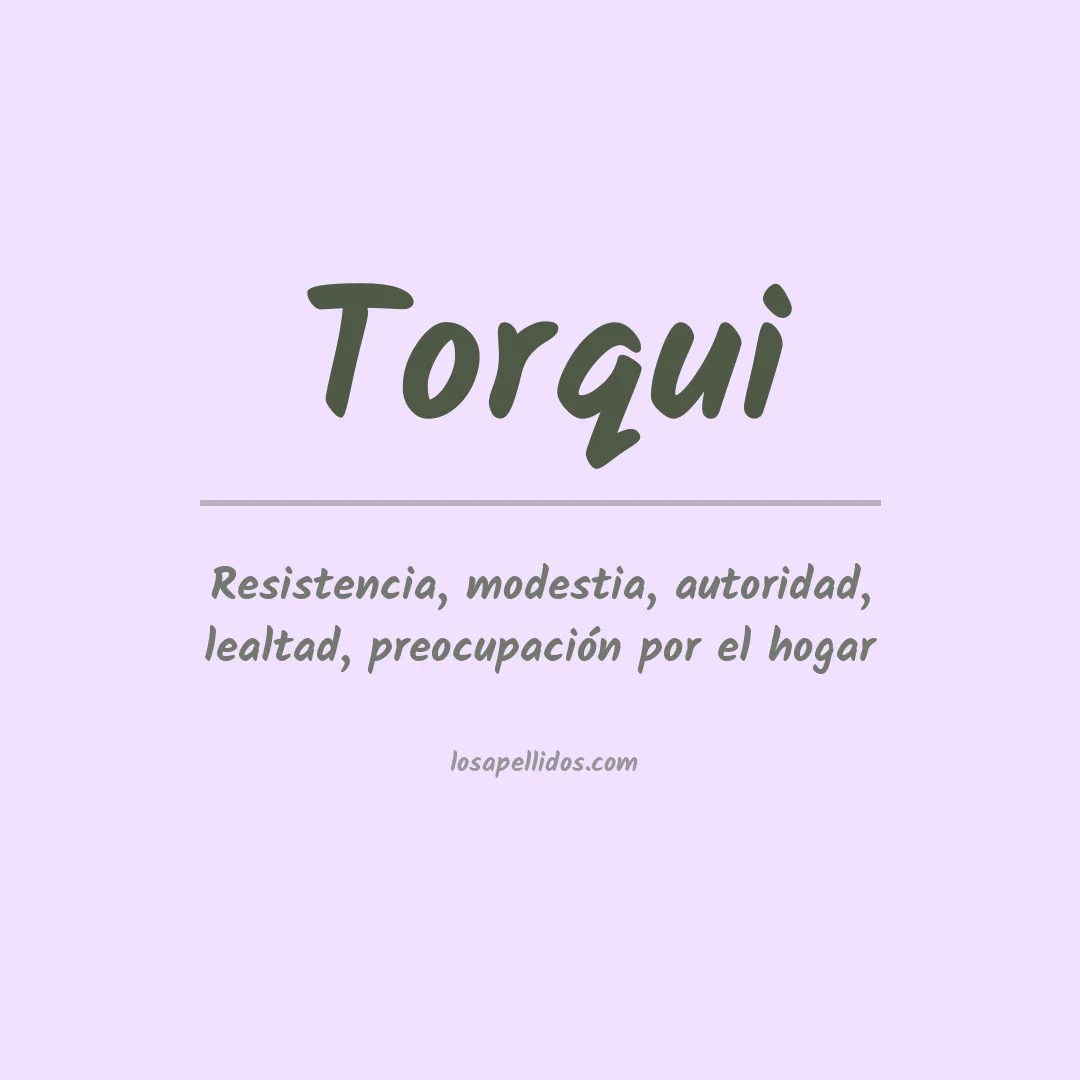 Apellido Torqui