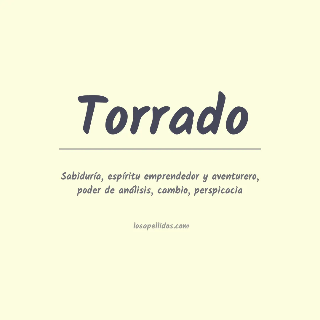 Apellido Torrado