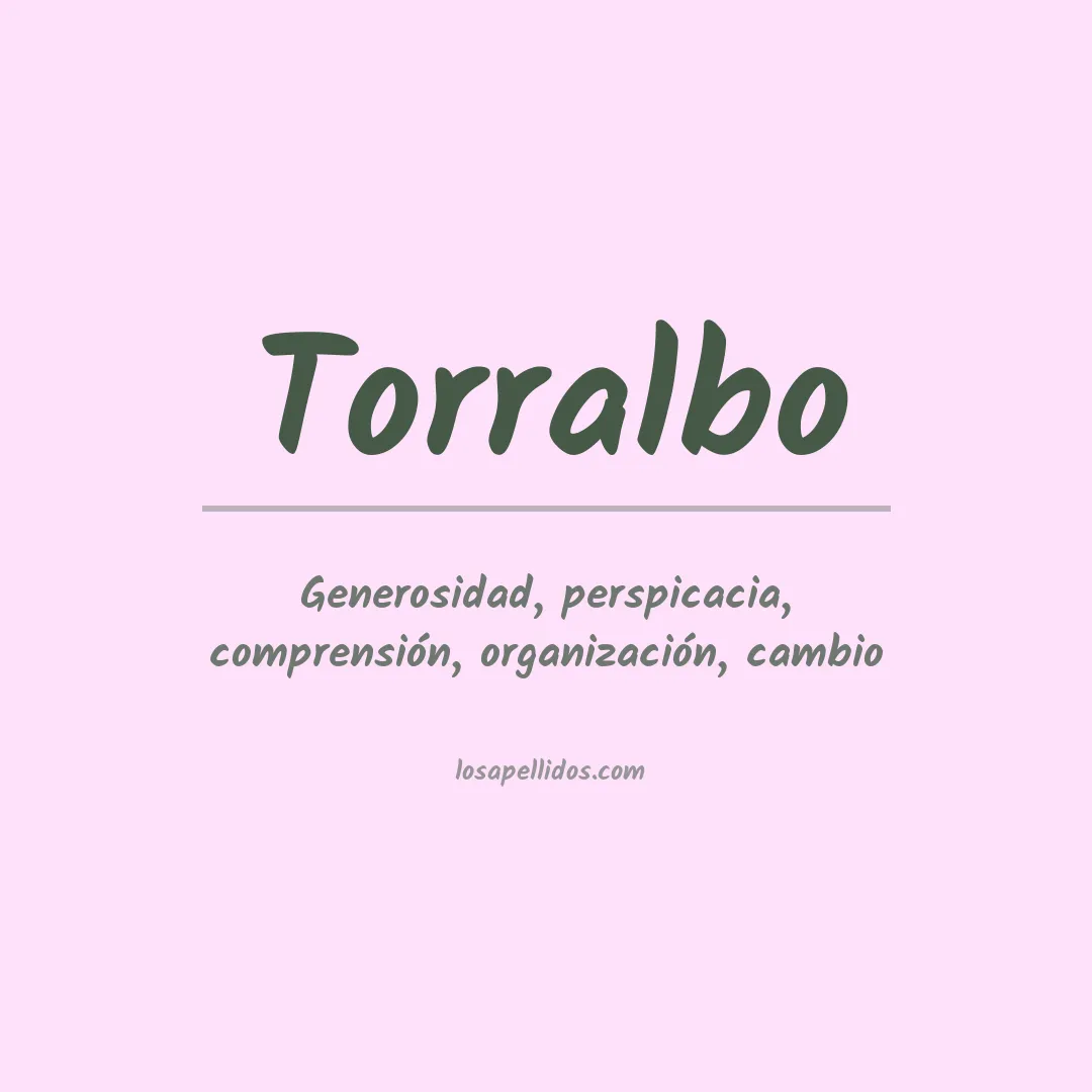 Apellido Torralbo