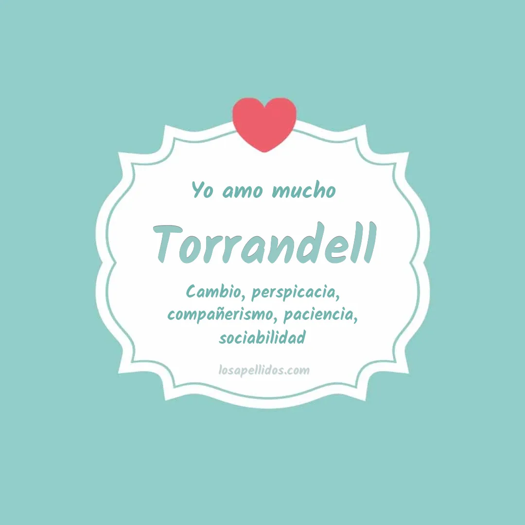 Yo amo mucho Torrandell