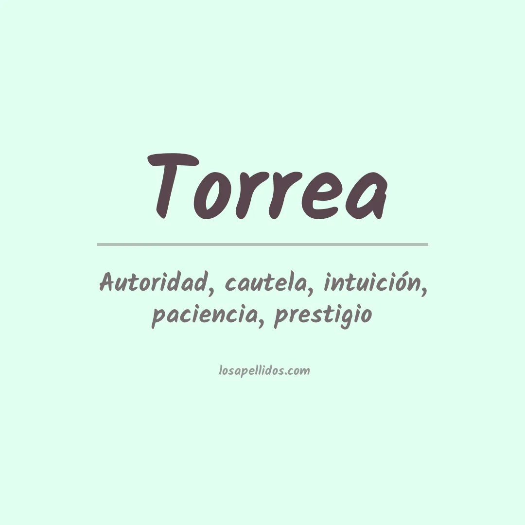 Apellido Torrea