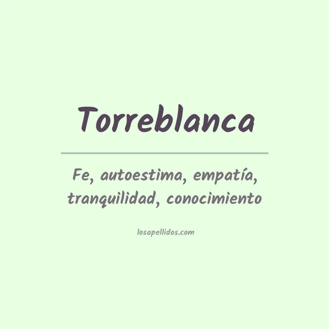 Apellido Torreblanca