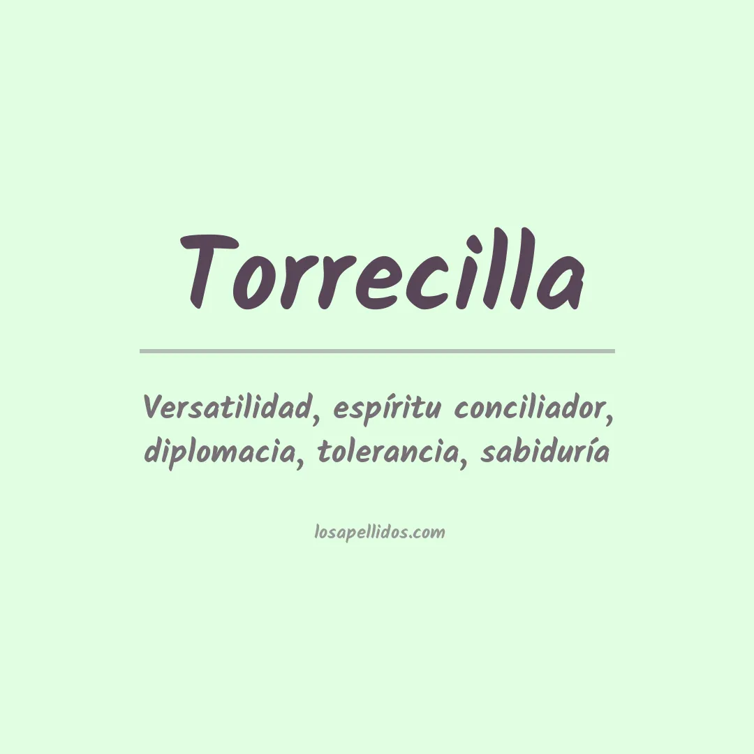 Apellido Torrecilla