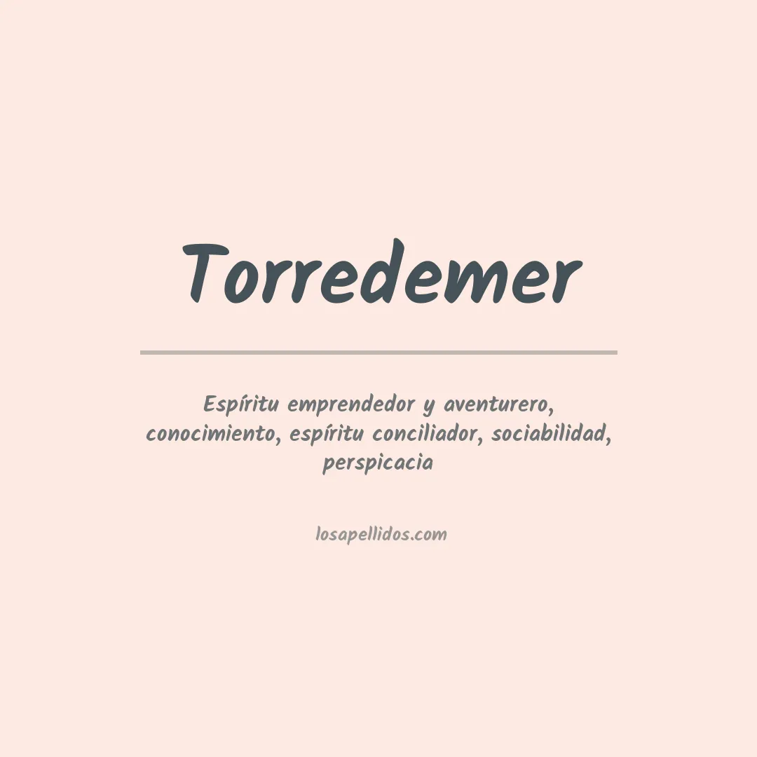 Apellido Torredemer