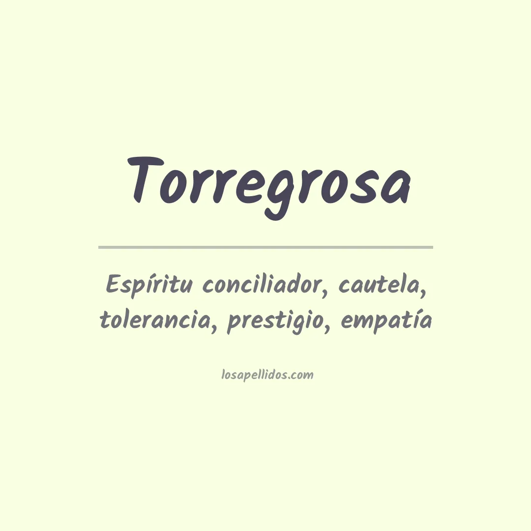 Apellido Torregrosa